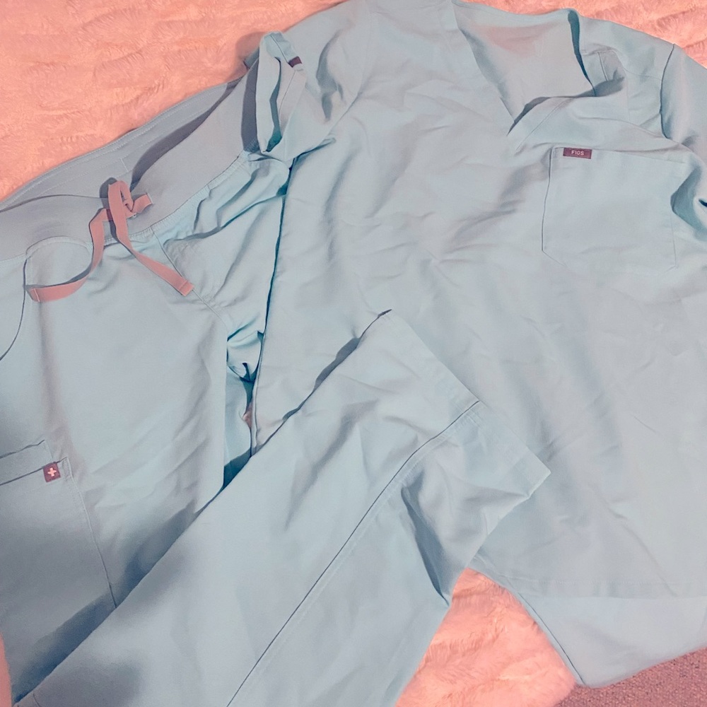 Figs Fresh Aqua Catarina/Kade set L/LP